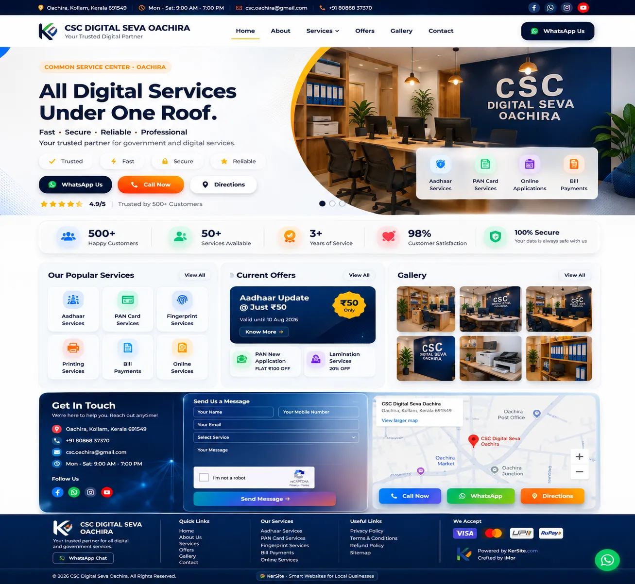 Small Retail Shops template preview